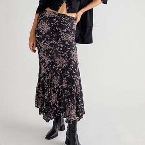 Free People Floral Maxi Skirt